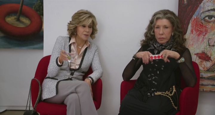 Грейс и Фрэнки 3 сезон 1 серия Грейс и Фрэнки 3 сезон 1 серия